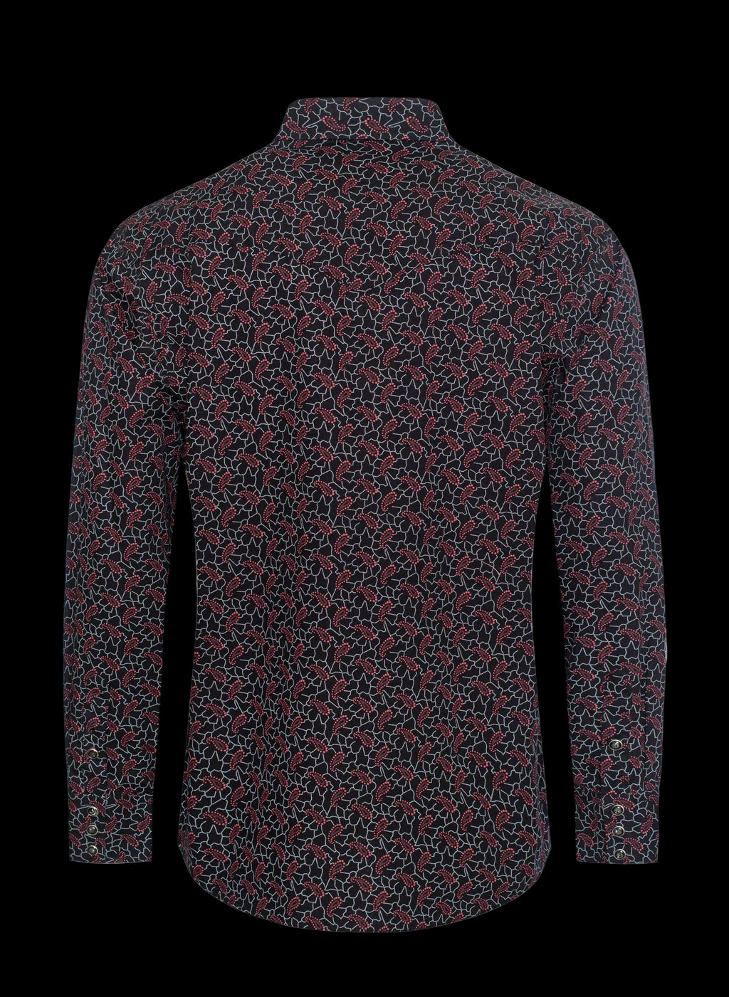Rodeo Clothing Mens Western Pearl Snap Print Shirt