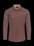 Rodeo Clothing Mens Western Pearl Snap Print Shirt