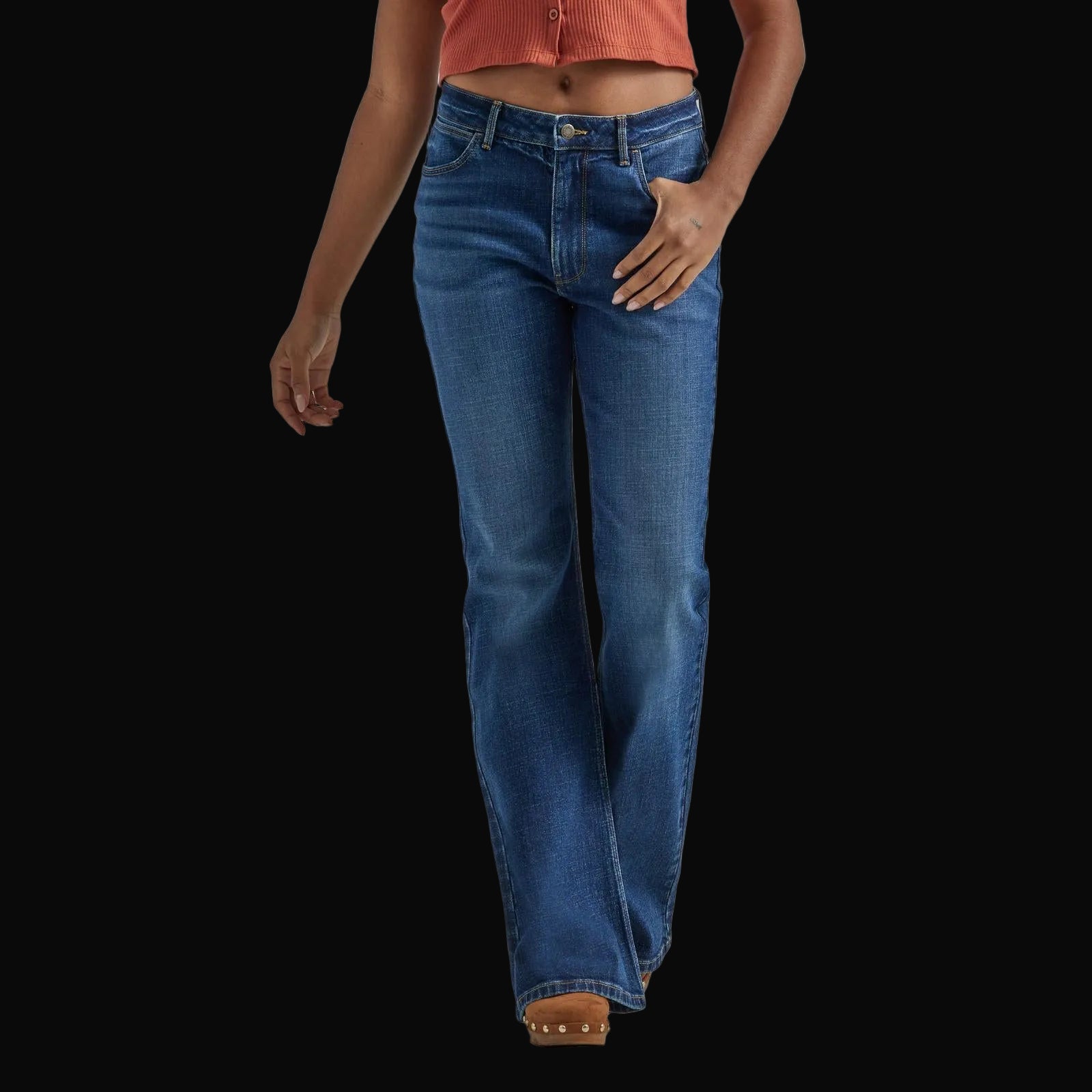 Wrangler Fierce Flare Jean - High Rise - Brockton