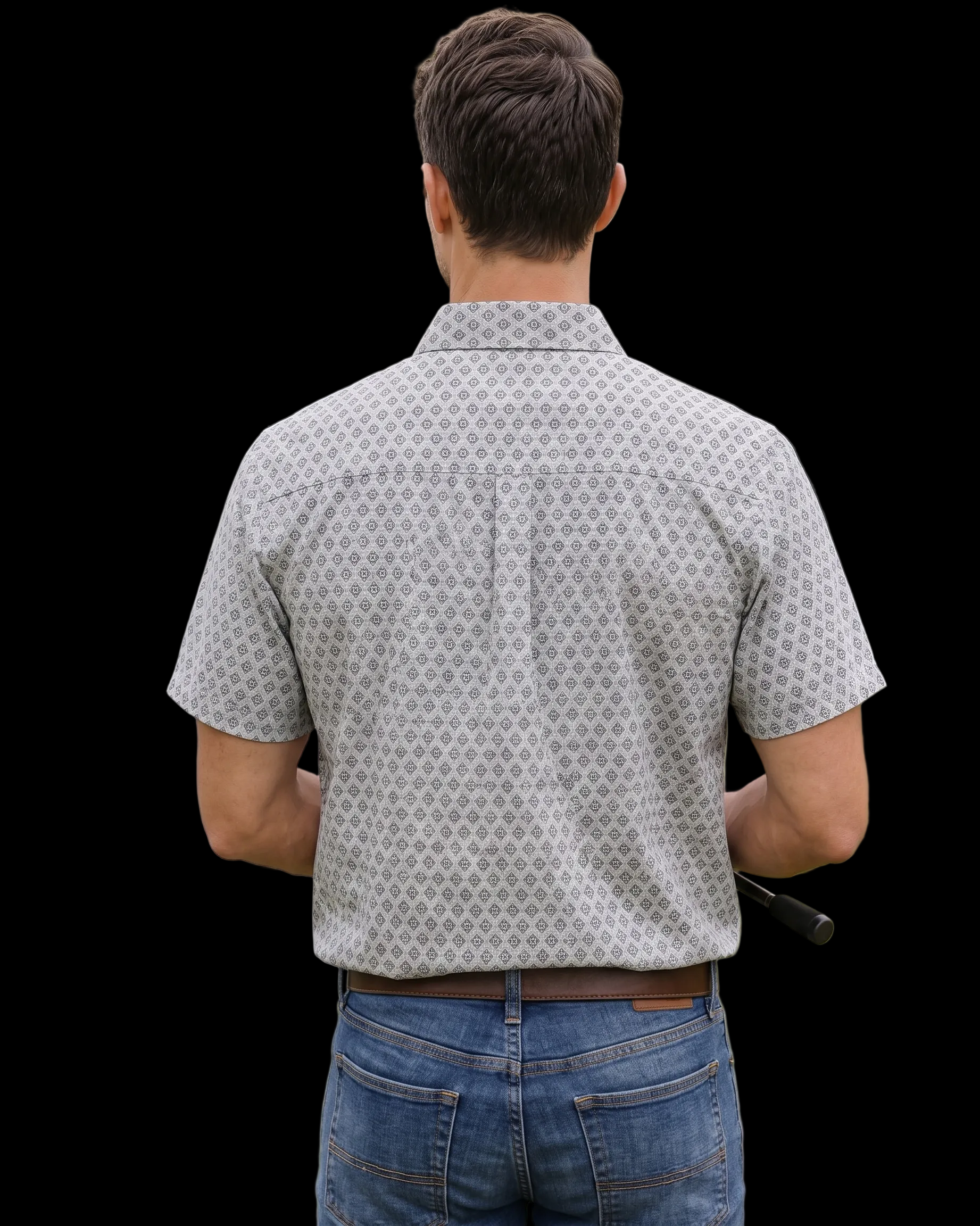 MontanaCo Mens Western Fishing Shirt with Snaps