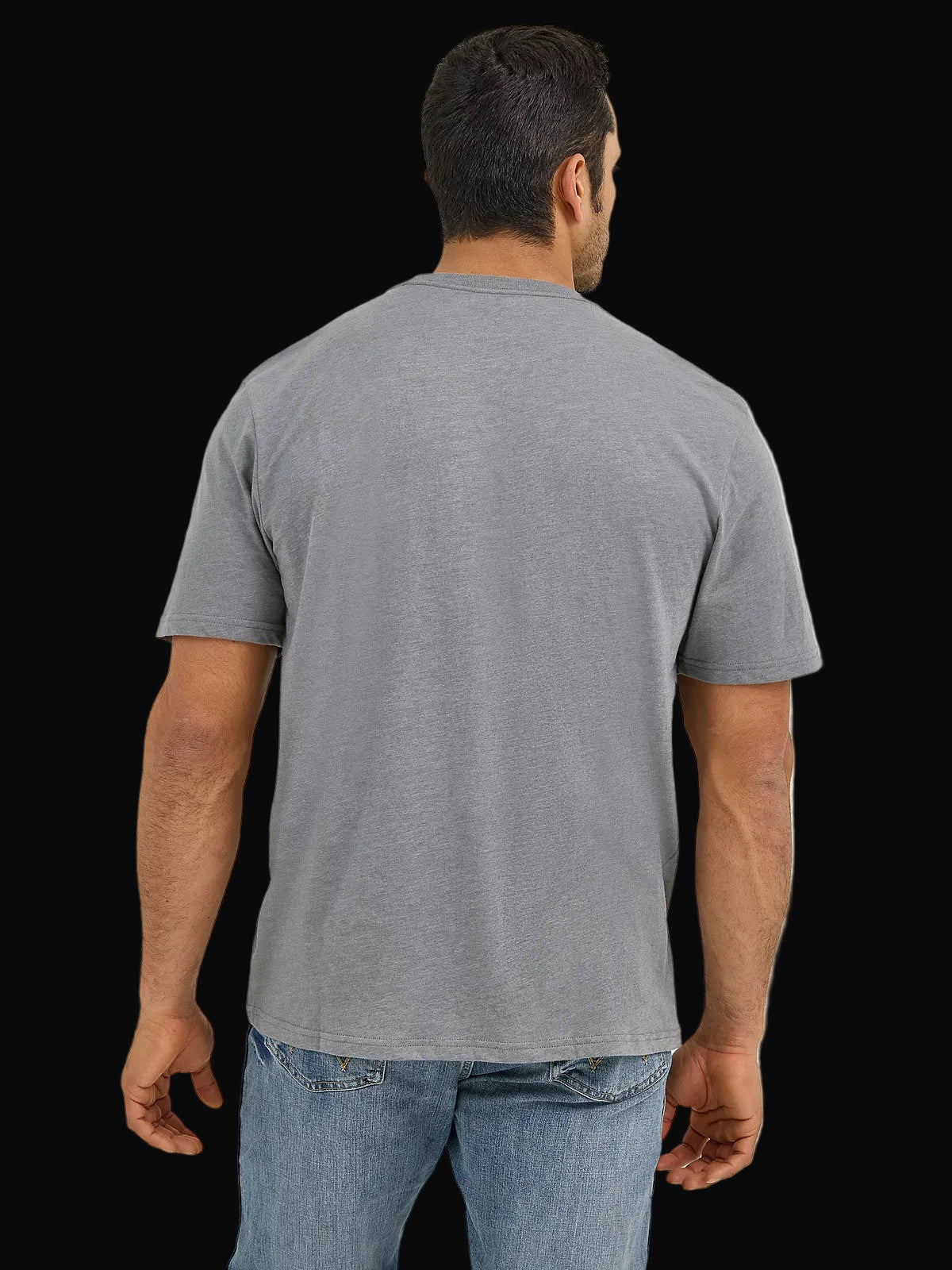 Wrangler Year-Round Short Sleeve T-Shirt - Regular Fit - Graphite Heather