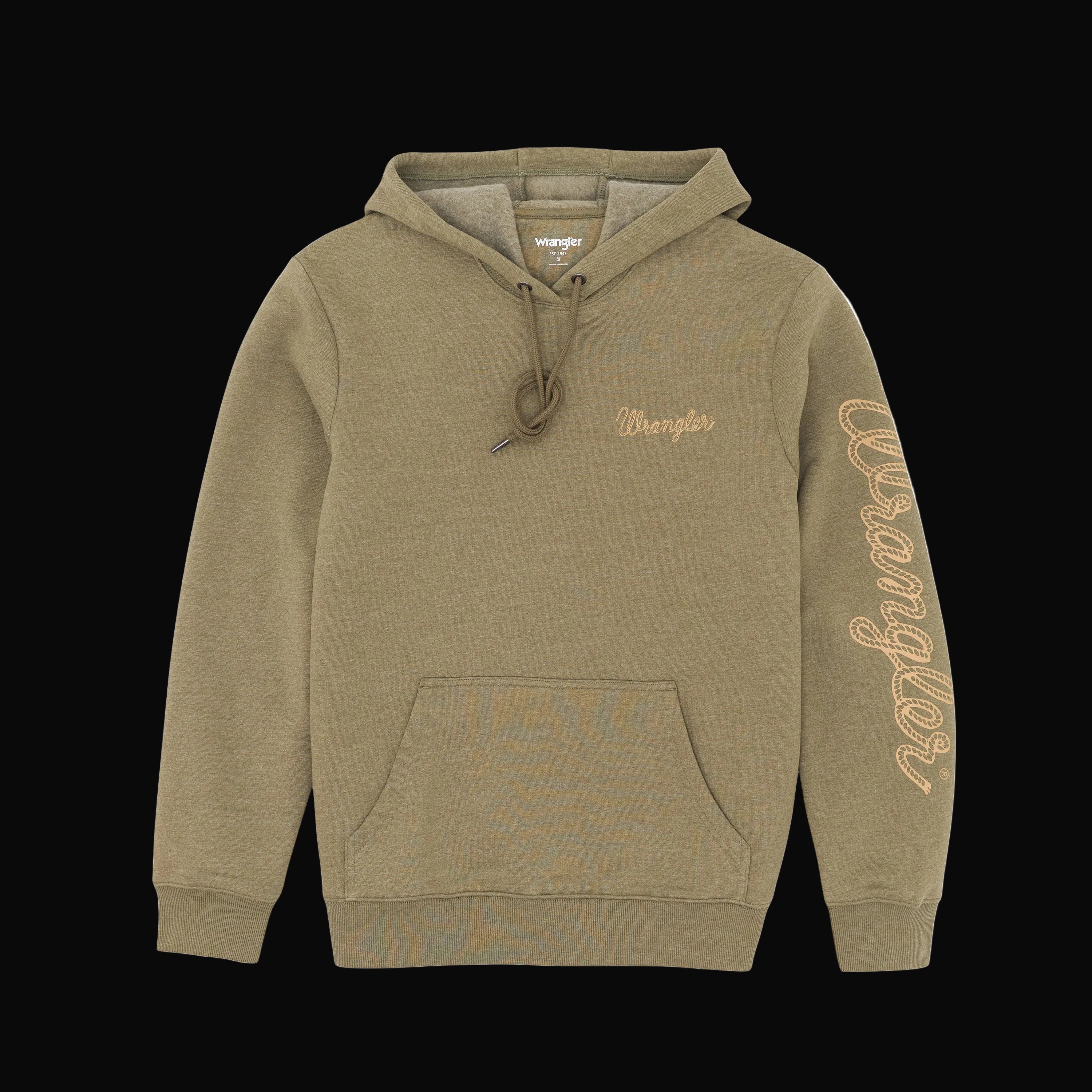 Wrangler Graphic Hoodie - Regular Fit - Burnt Olive
