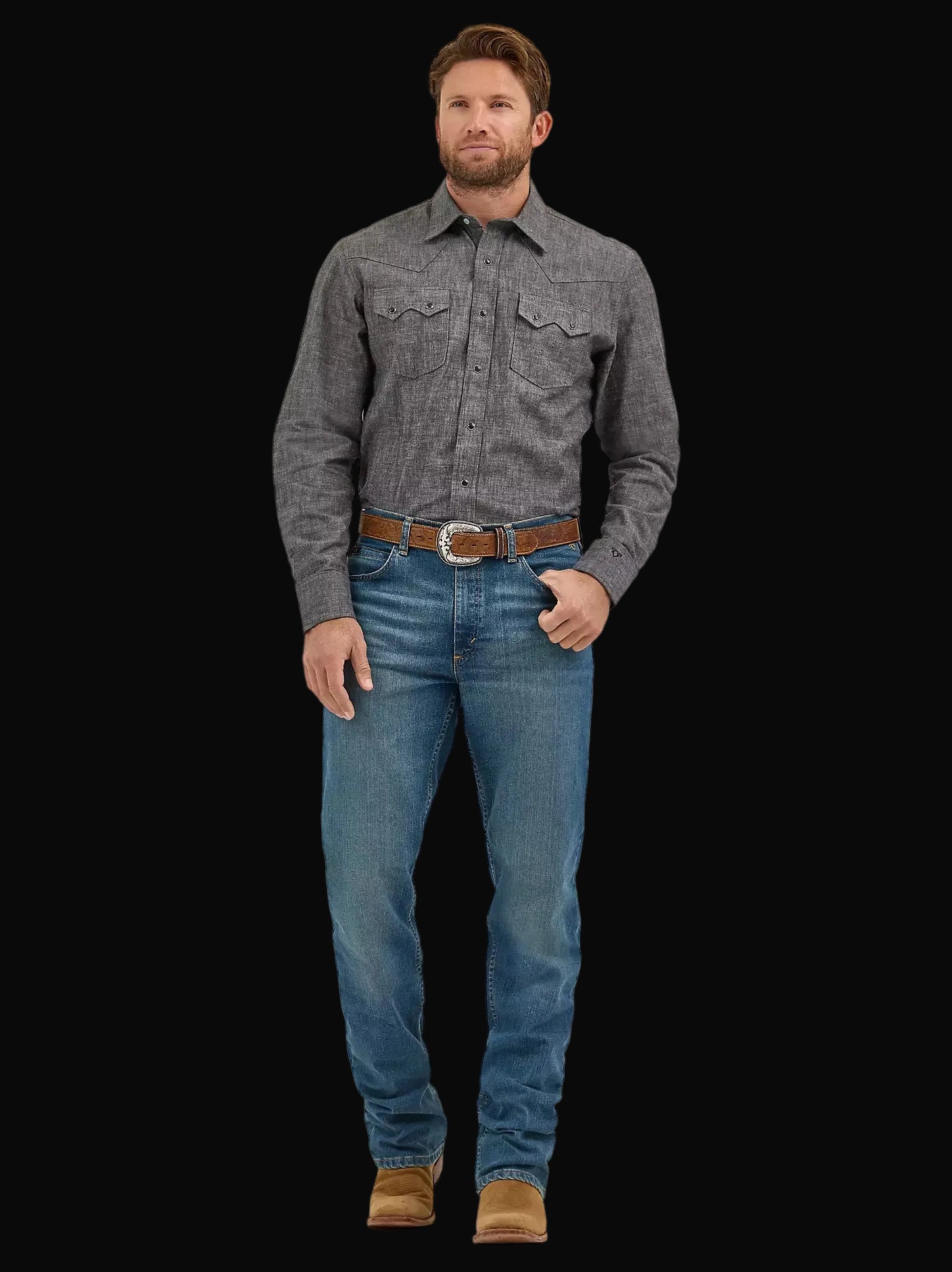 Wrangler Mens Cody Johnson Relaxed Fit Jeans