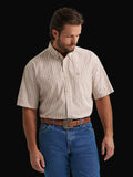 Wrangler Mens George Strait Collection Two Pocket Short Sleeve Shirt