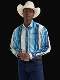 Wrangler Mens Long Sleeve Logo Shirt