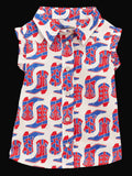 Wrangler Baby Girls Sleeveless Snap Shirt