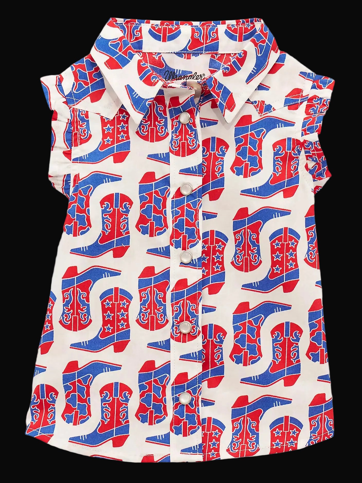Wrangler Baby Girls Sleeveless Snap Shirt