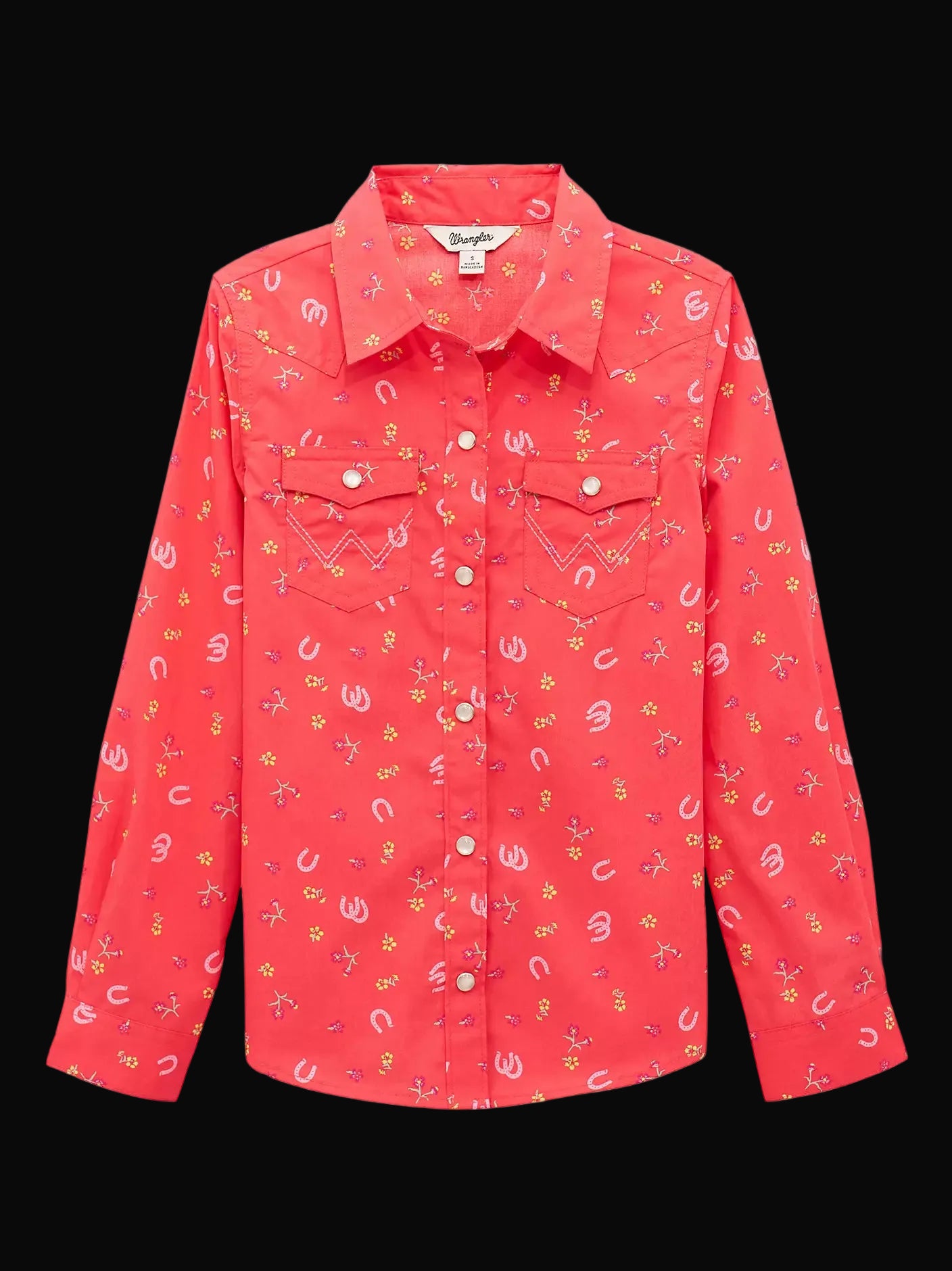 Wrangler Girls Western Snap Shirt