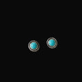 Circle Turquoise Earrings