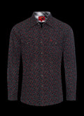 Rodeo Clothing Mens Western Pearl Snap Print Shirt