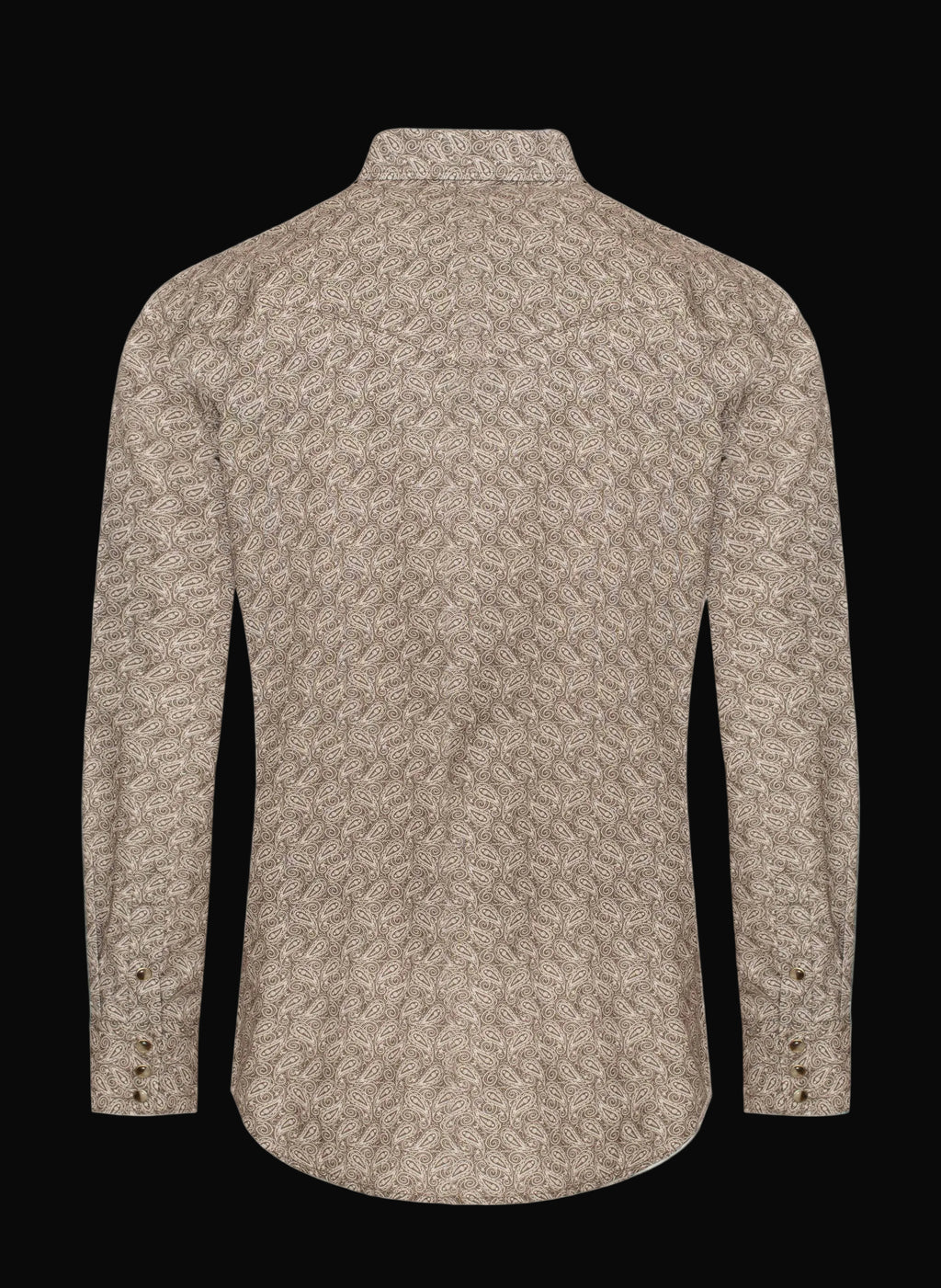 Men's Western Pearl Snap Print Shirt