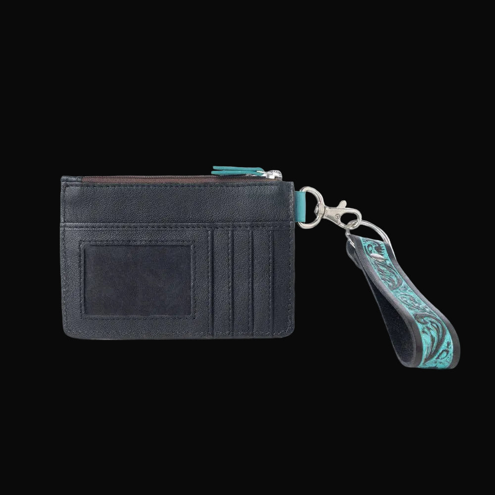 Pride of Prickly Pears Credit Card Holder In Turquoise