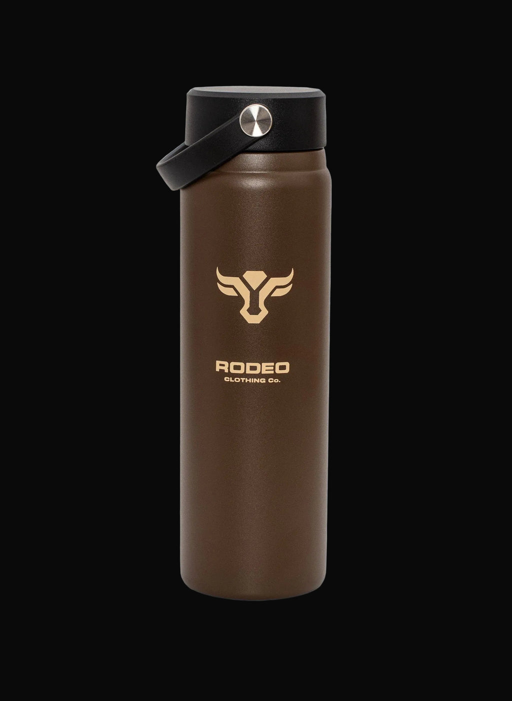 Rodeo Clothing Insulated Stainless Steel Water Bottle - Brown