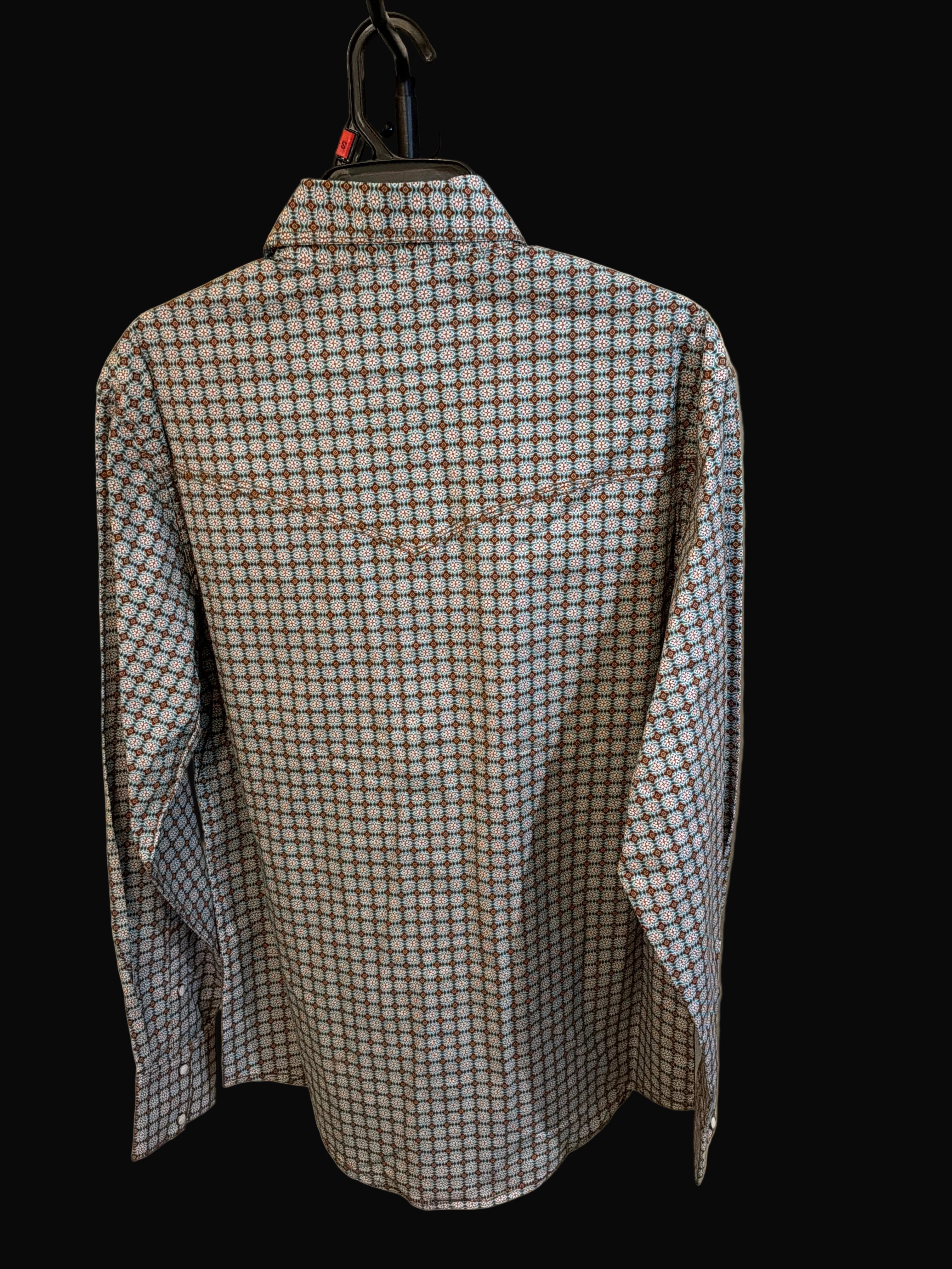 MontanaCop Mens Western Snap Shirt with Stretch