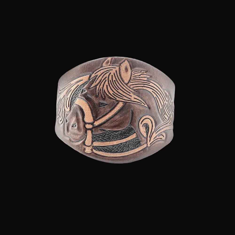 Pony Spirit Cuff Bracelet: Brown