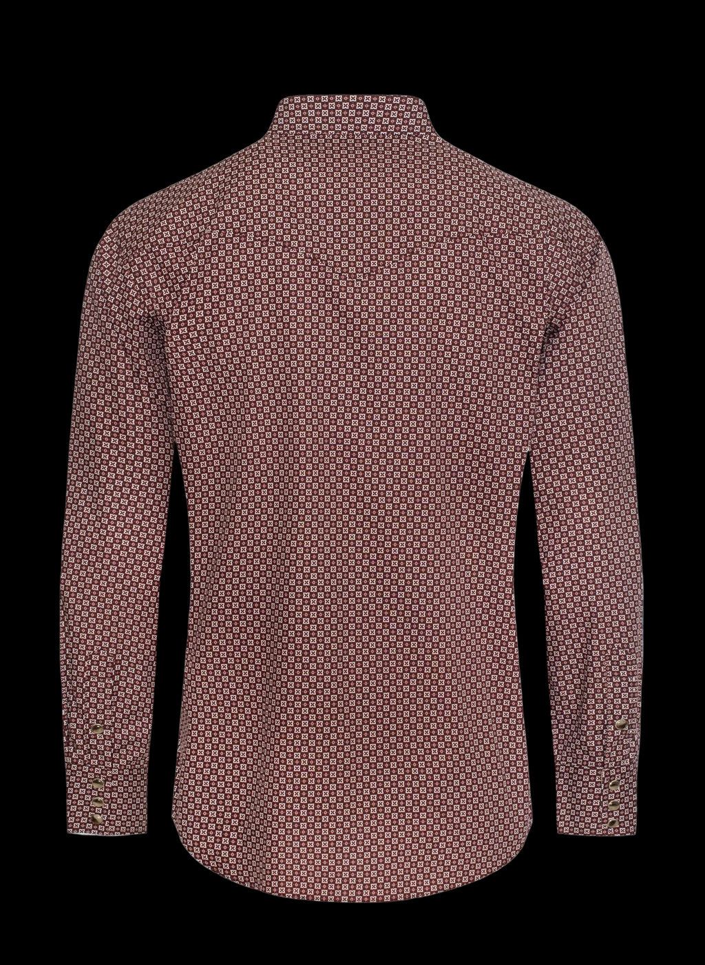 Rodeo Clothing Mens Western Pearl Snap Print Shirt