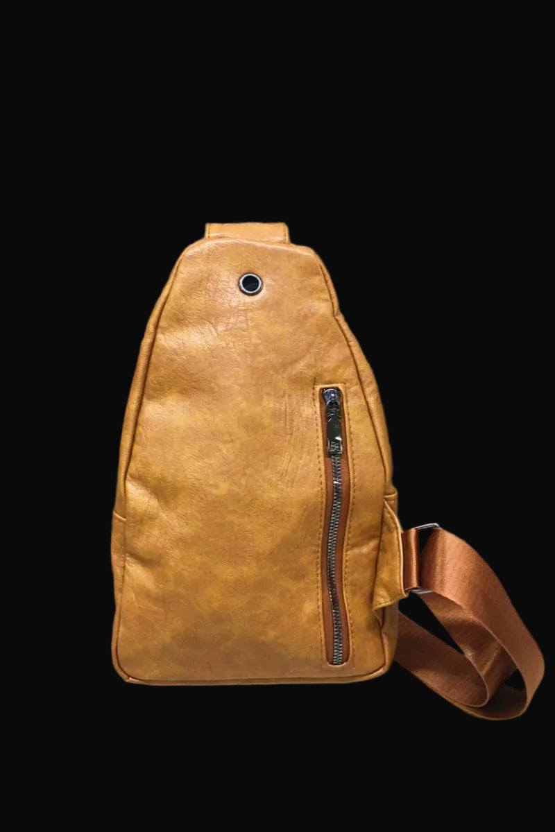 Desheng Crossbody Sling Bag: Yellow