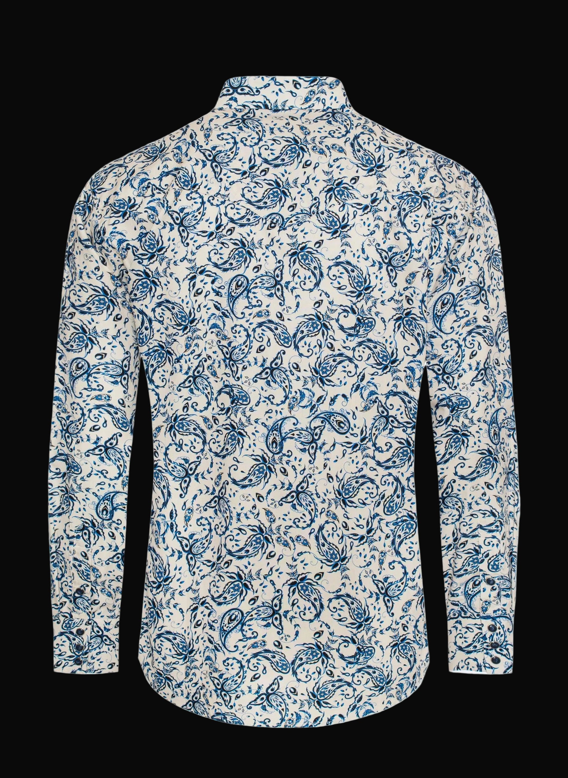 Men's Western Pearl Snap Print Shirt