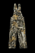 Sassy Kids Palace Kids Leaves Print Denim Overalls