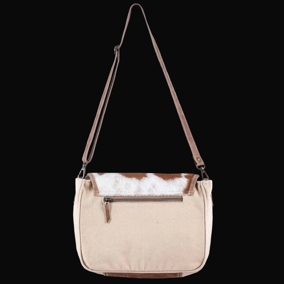 Canvas Leather & Cowhide Women's Crossbody - Rustic Floral
