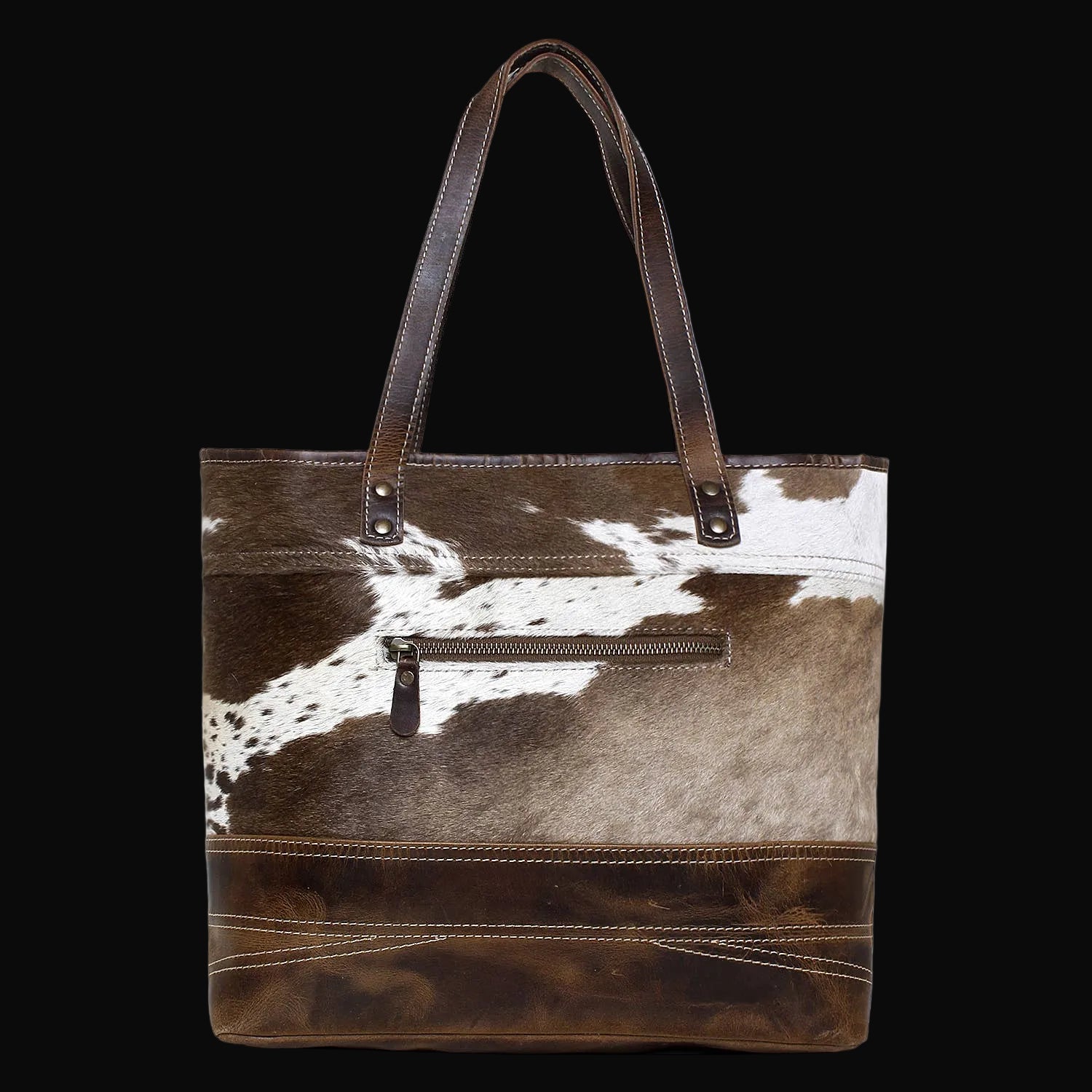 Sixtease Bags Lady First/WT Brown Tote Bag