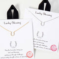 Horseshoe Pendant Silver Necklace