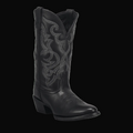Maddie Leather Boot - Black/Black product photo