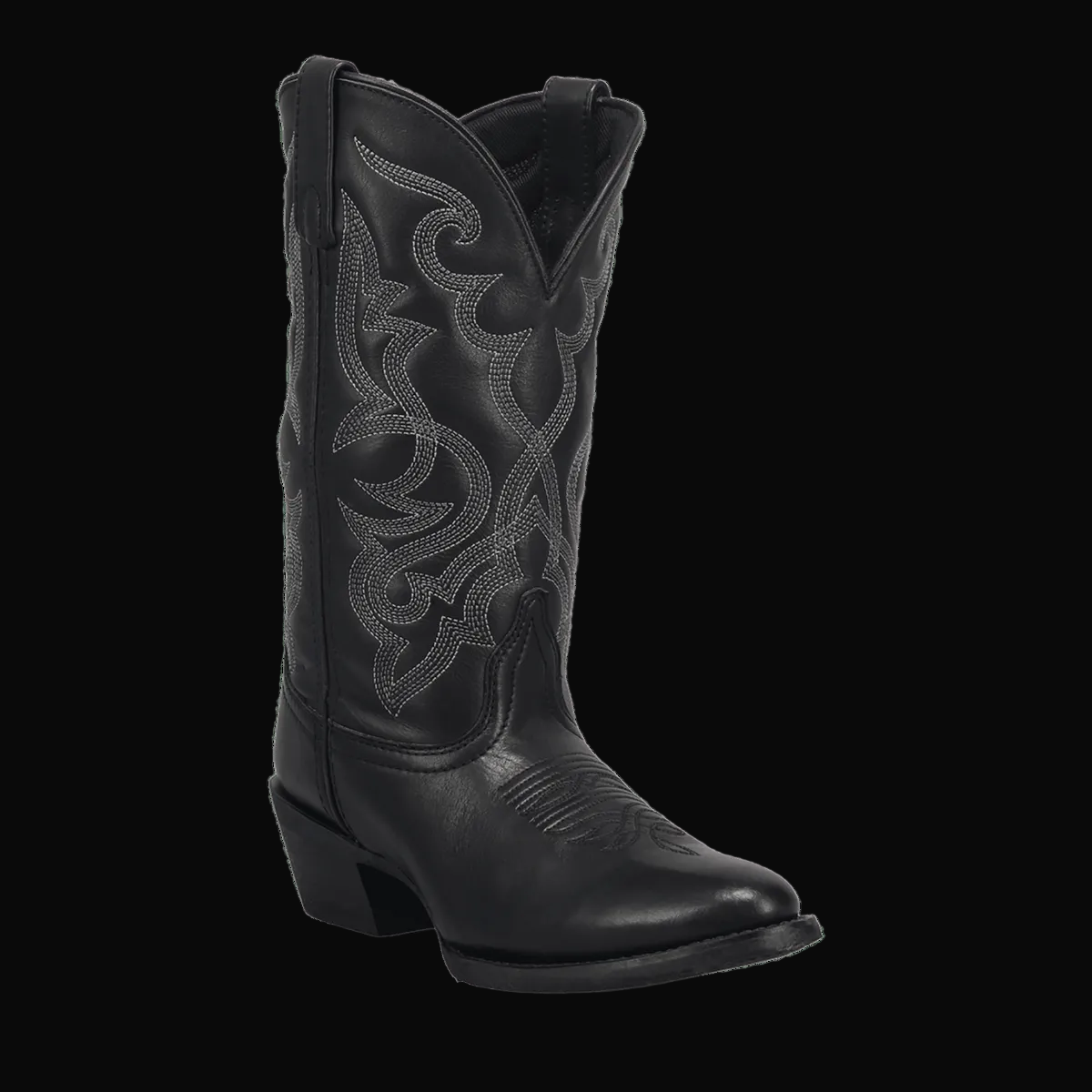 Maddie Leather Boot - Black/Black product photo