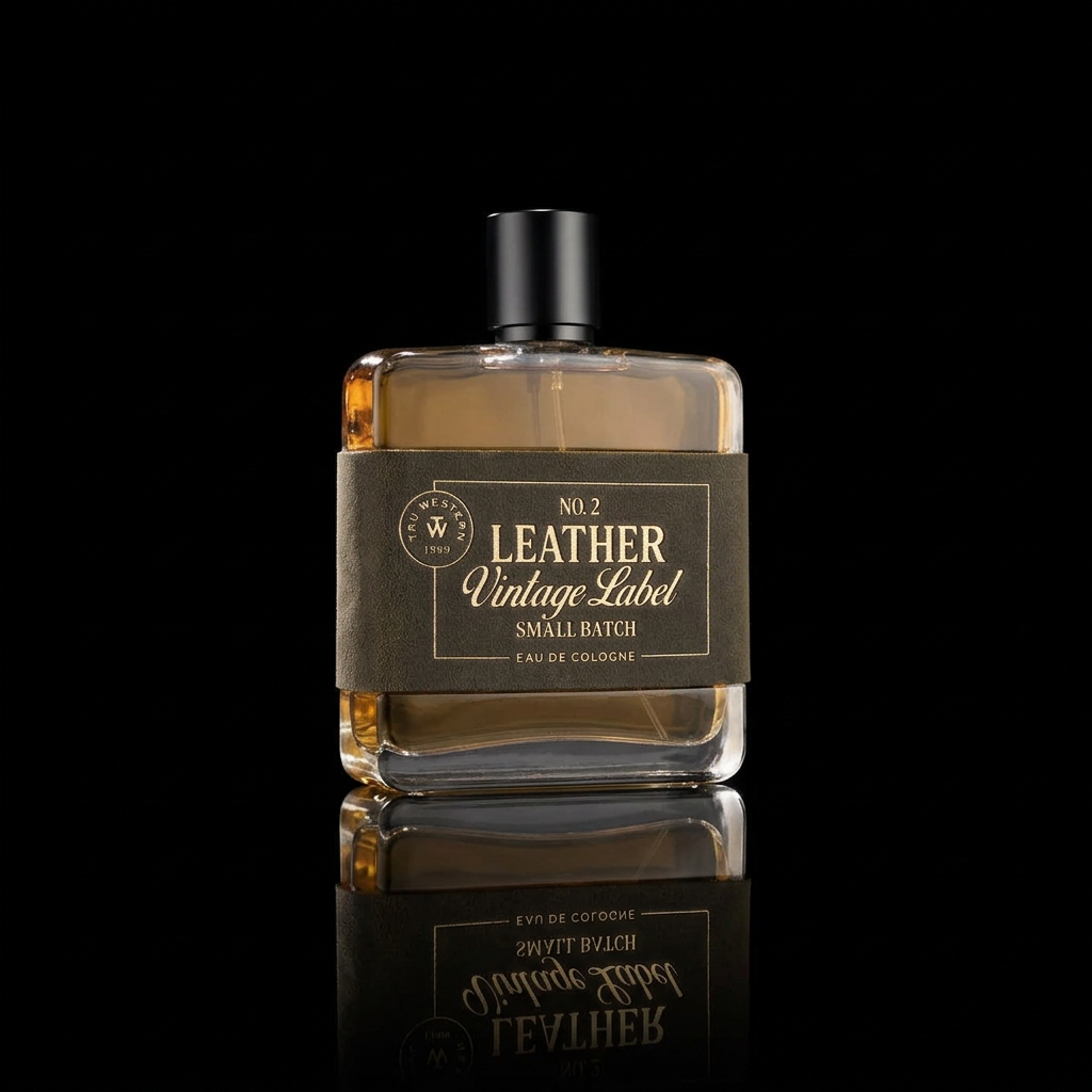 Men's No. 2 Leather Vintage Label Small Batch Cologne 100ml