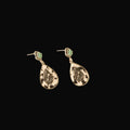 Hide and Halo Earrings in Turquoise: Turquoise