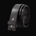 Mens Genuine Leather Snap Belt