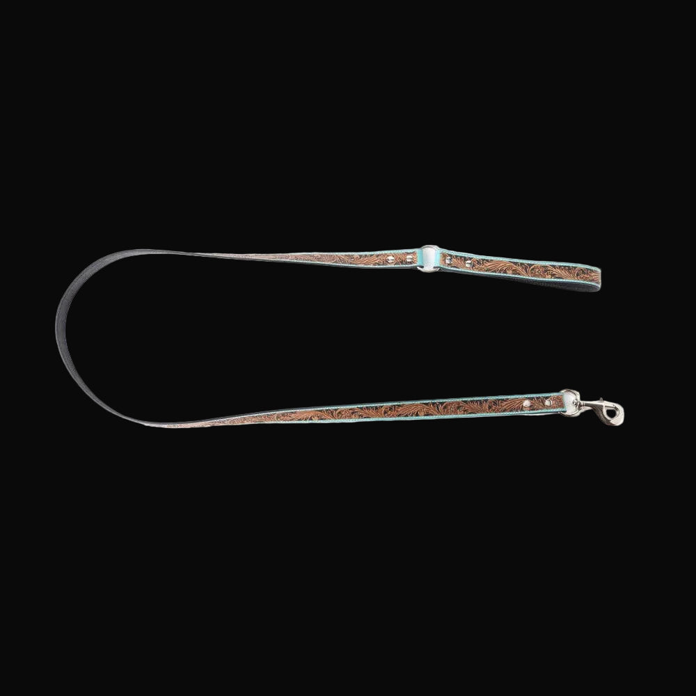 Luna Beam Dog Leash In Turquoise