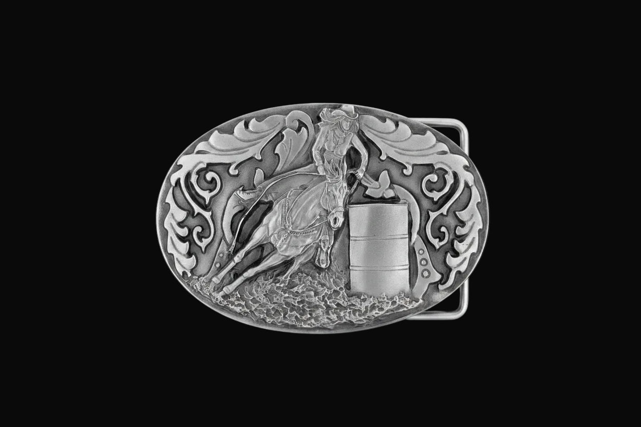 Barrel Racer Belt Buckle