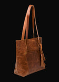 Hides Classic Leather Tote: Saddle Brown