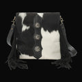 American Bison Western Style Hair On Fringe Crossbody