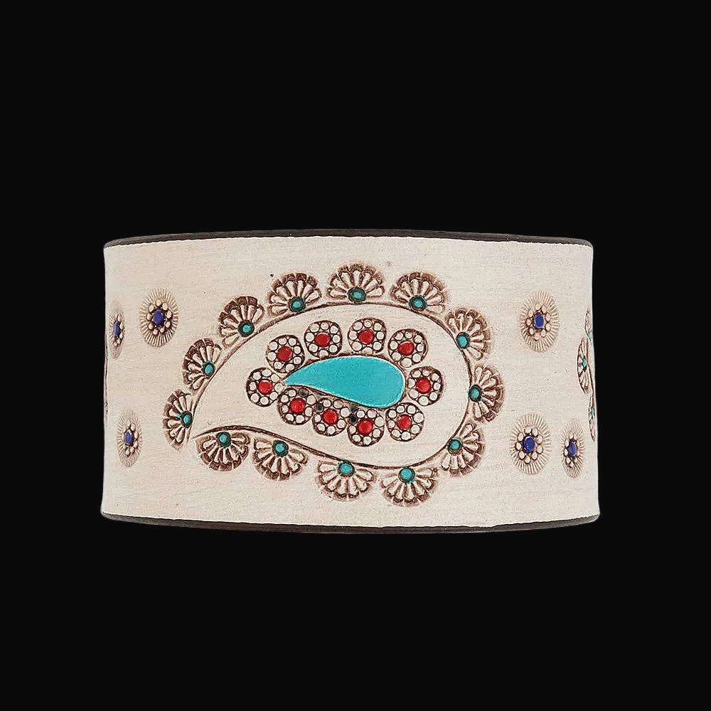 Paonne Leather Cuff Bracelet