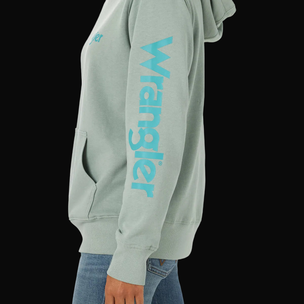Wrangler Retro Punchy Hoodie - Teal