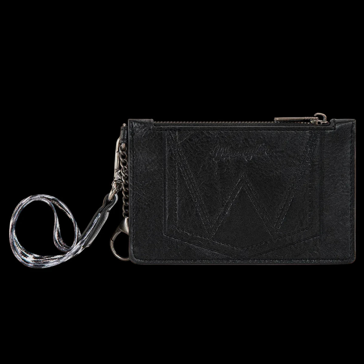 Wrangler Leopard Print Key Chain Wristlet Card Wallet