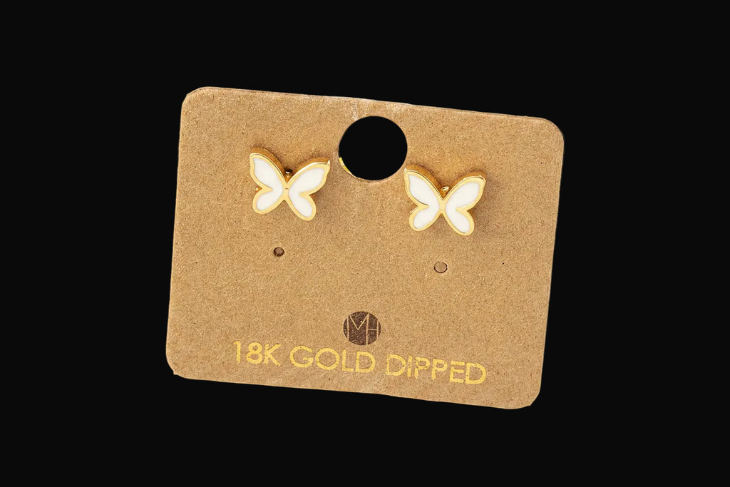 Mini Butterfly Stud Earrings