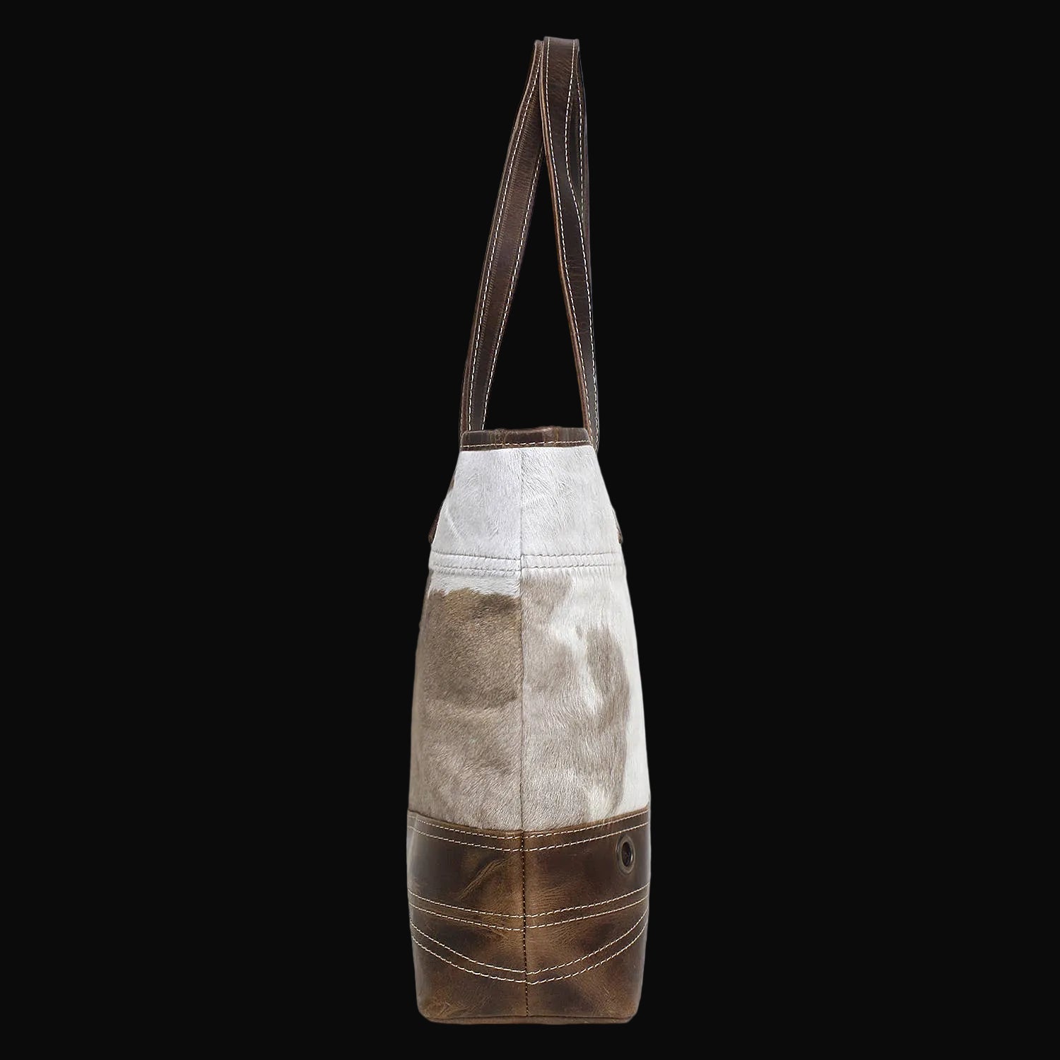 Sixtease Bags Lady First/WT Brown Tote Bag