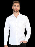 Mens Long Sleeve Snap Button Western Shirt
