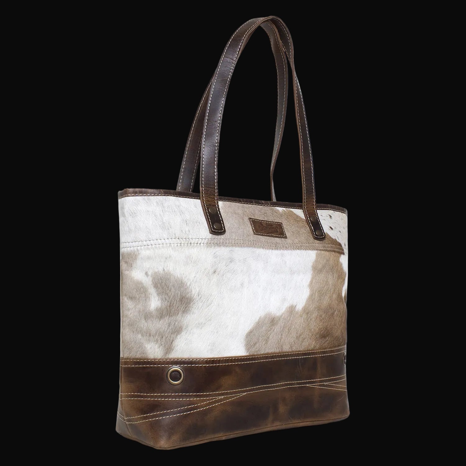 Sixtease Bags Lady First/WT Brown Tote Bag
