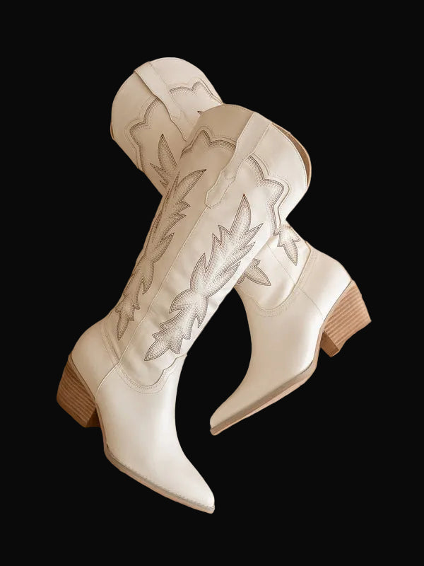 Oasis Society Womens Embroidered Tall Boot