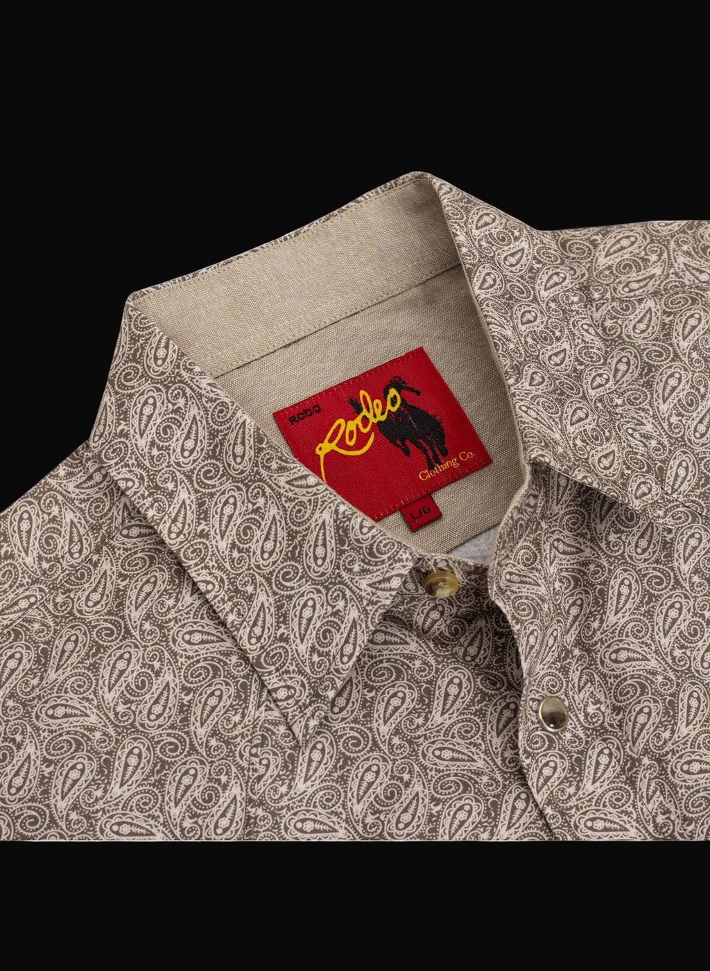 Men's Western Pearl Snap Print Shirt