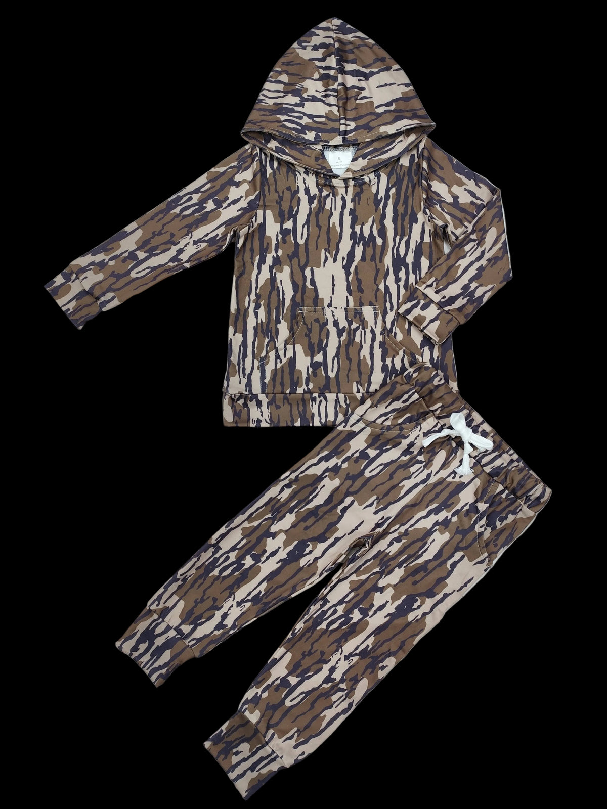 Sassy Kids Palace Boys Camouflage Print Hunting Pants Set