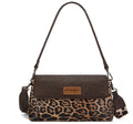 Wrangler brown leopard purse