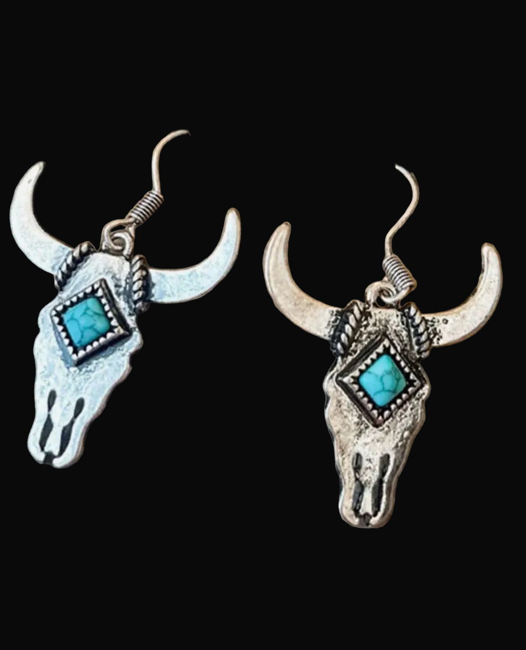 Longhorn Dangle Earrings