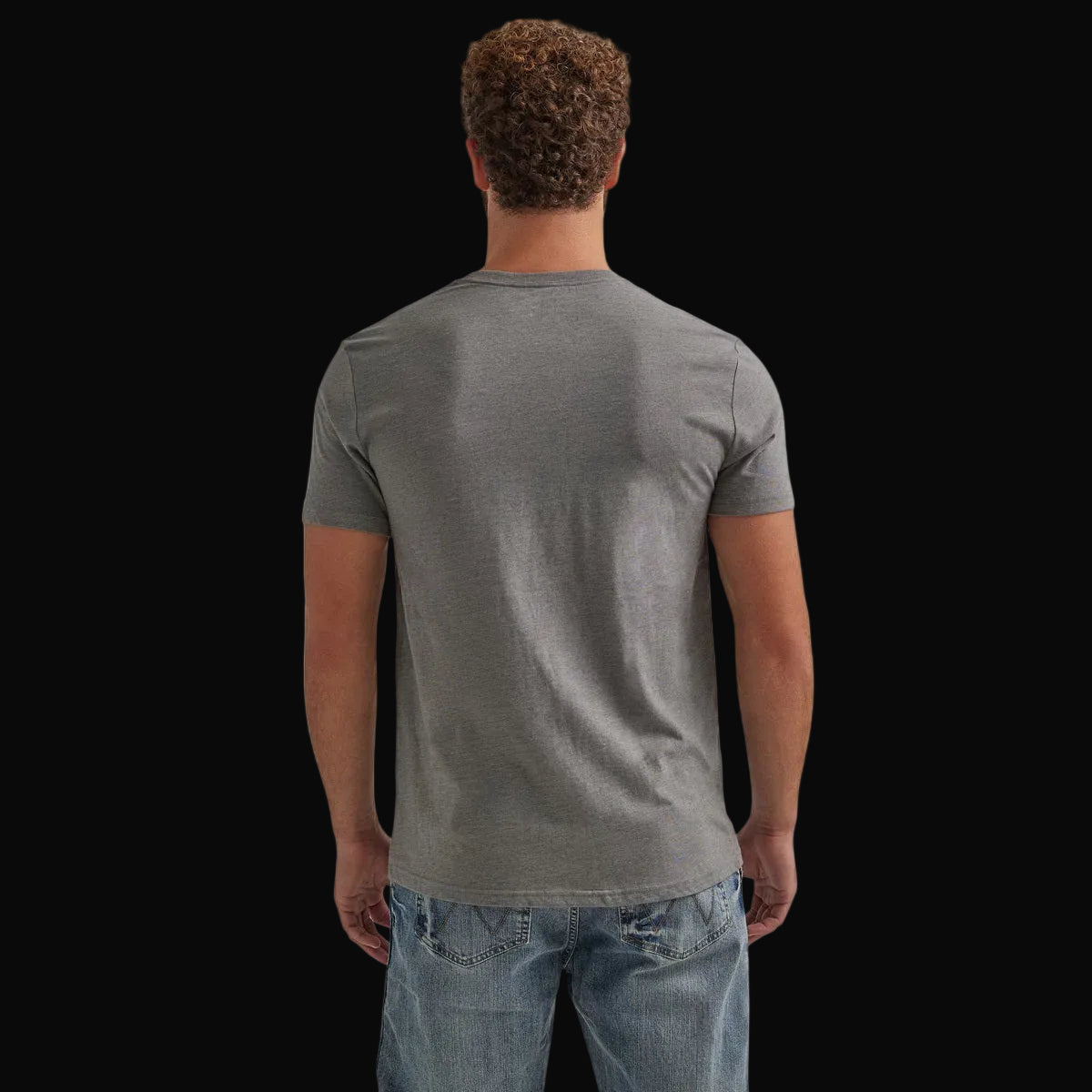 Wrangler Mens Year-Round Short Sleeve T-Shirt: Graphite Heather