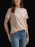 Wrangler Retro Year-Round Short Sleeve T-Shirt - Regular Fit - Peach Whip Heather