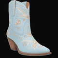 Primrose Leather Bootie - Blue/Blue